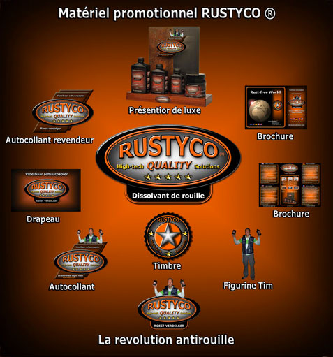 Materiel promotionnel Rustyco
